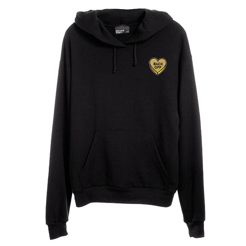 BACK OFF HEART PATCH [UNISEX HOODIE]