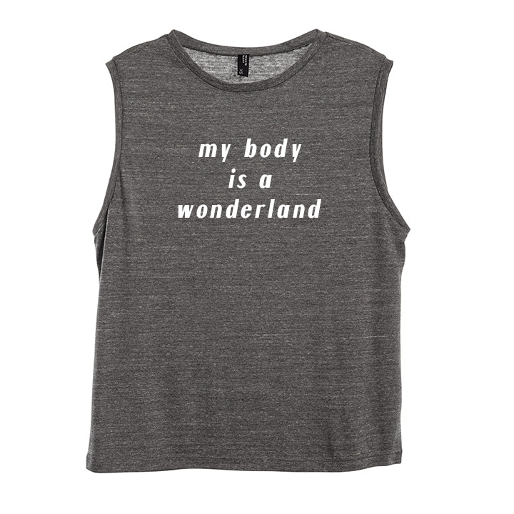 MY BODY IS A WONDERLAND [WOMEN'S MUSCLE TANK]