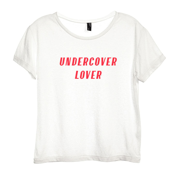 UNDERCOVER LOVER [DISTRESSED WOMEN'S 'BABY TEE']
