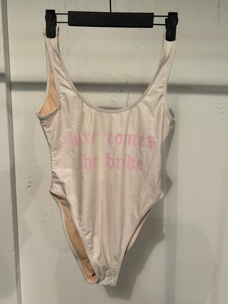 Here Comes The Bride [**SAMPLE SALE SWIMSUIT**]