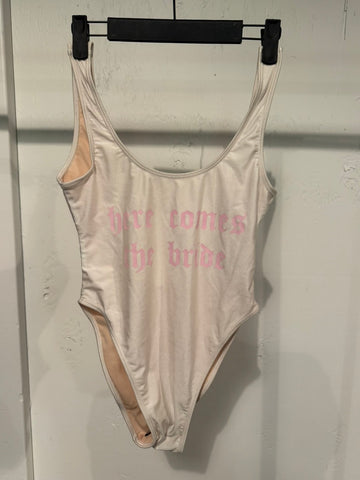 Here Comes The Bride [**SAMPLE SALE SWIMSUIT**]