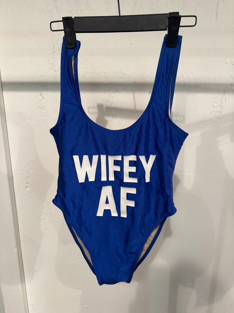 Wifey AF  [**SAMPLE SALE SWIMSUIT**]