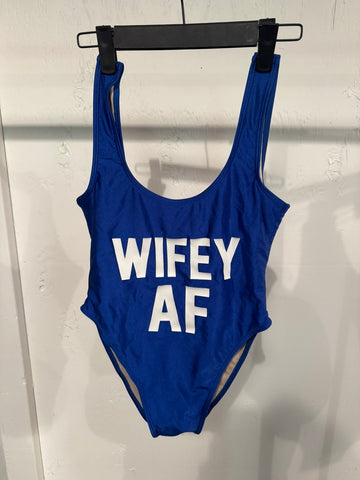 Wifey AF  [**SAMPLE SALE SWIMSUIT**]