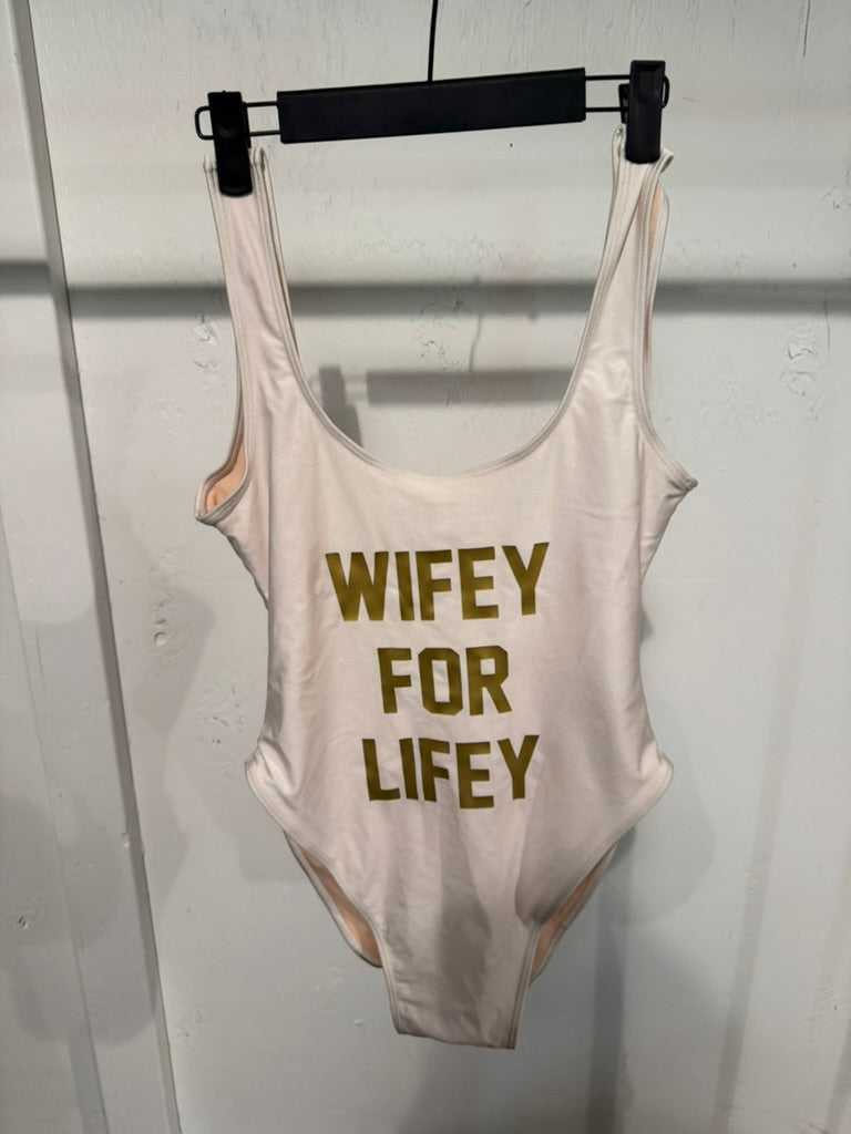 Wifey For Lifey [**SAMPLE SALE SWIMSUIT**]