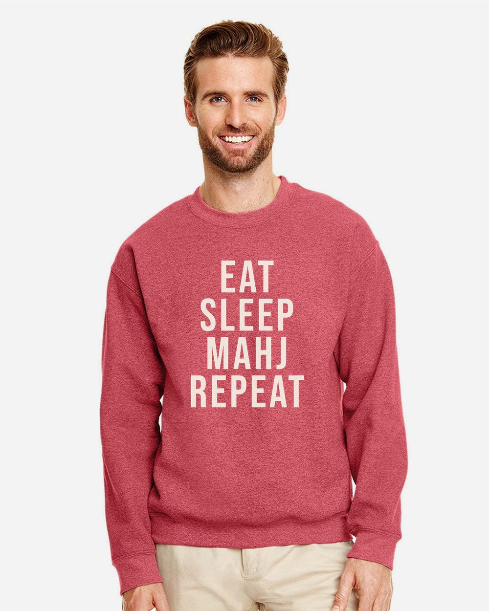 Eat Sleep Mahj Repeat — Crewneck