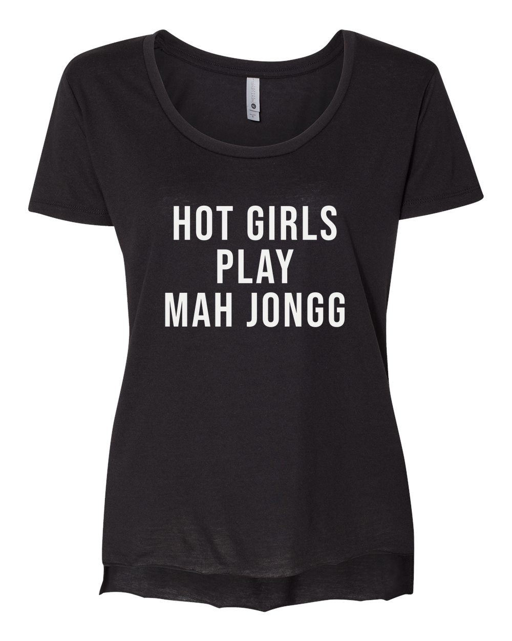 Hot Girls Play Mah Jongg — Scoop Tee
