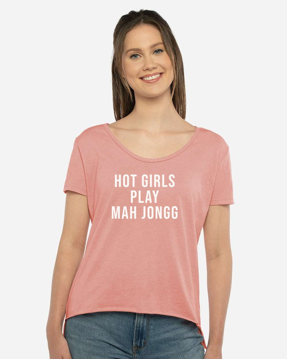 Hot Girls Play Mah Jongg — Scoop Tee