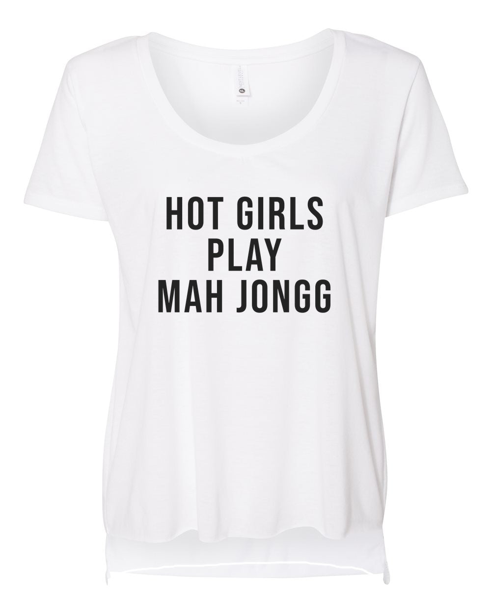 Hot Girls Play Mah Jongg — Scoop Tee