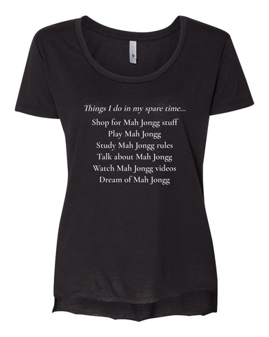 Things I Do In My Spare Time — Scoop Tee