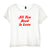 ALL YOU NEED IS LOVE [DISTRESSED WOMEN'S 'BABY TEE']