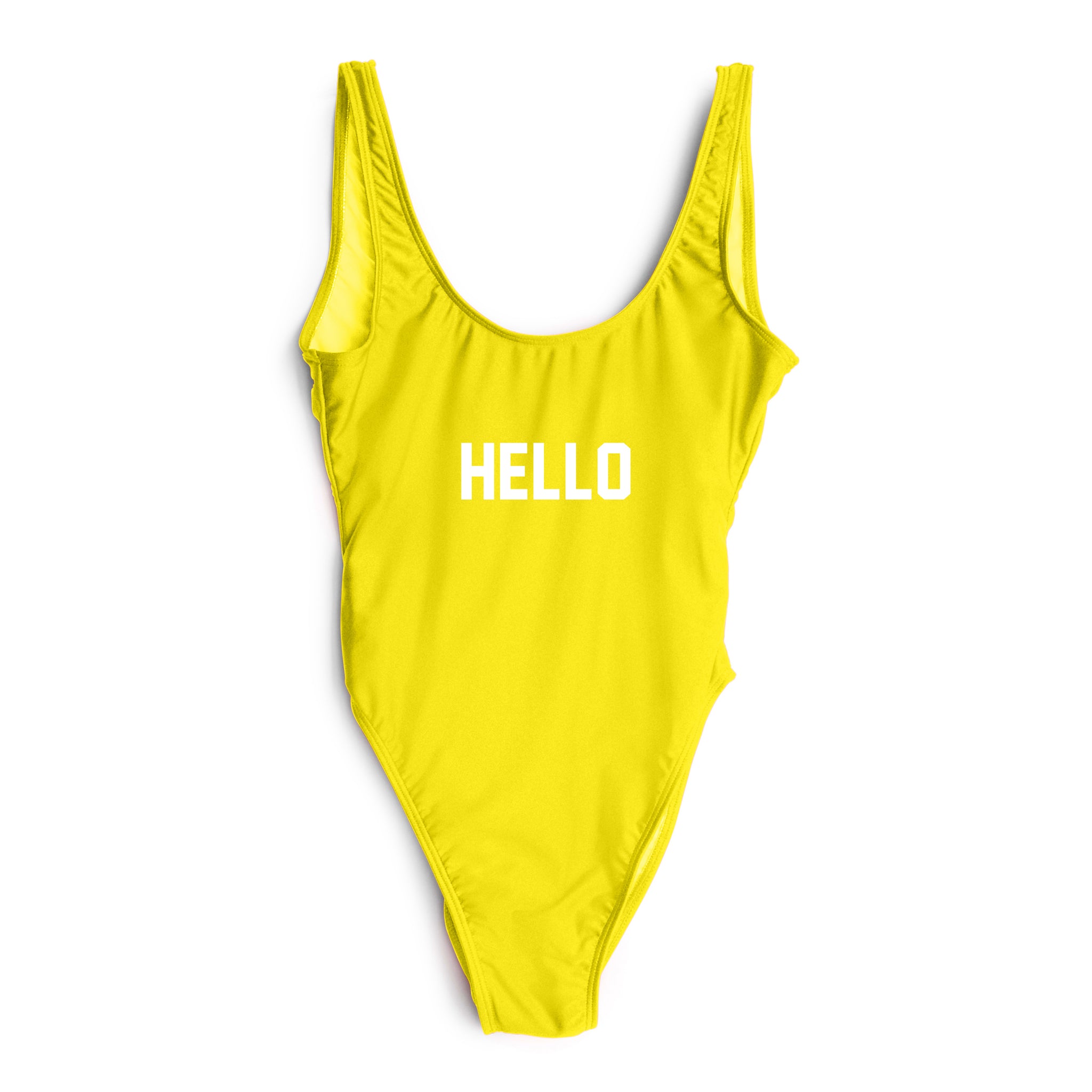 GOODBYE // BUTT PRINT // HELLO PRINT ON FRONT [SWIMSUIT]