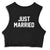 JUST MARRIED [CROP MUSCLE TANK]