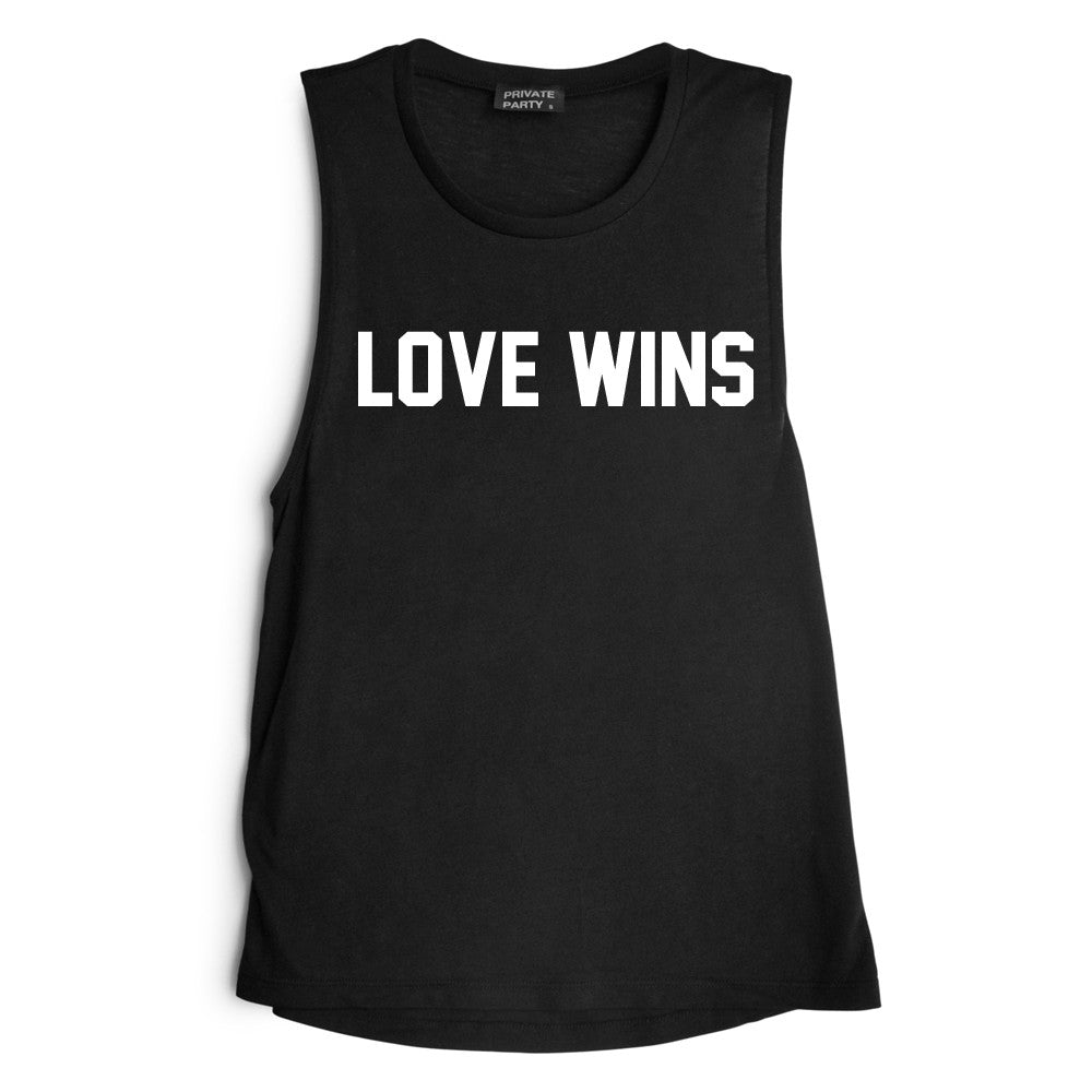 Love Wins [muscle Tank] Private Party