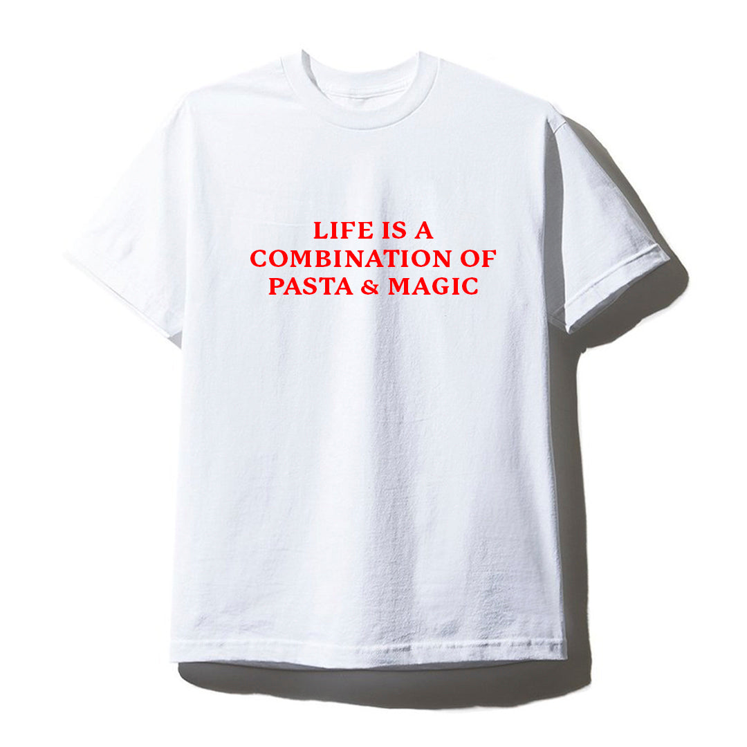LIFE IS A COMBINATION OF PIZZA AND MAGIC [UNISEX TEE]