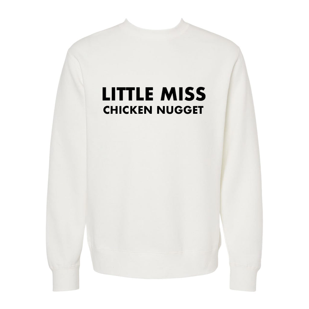LITTLE MISS CHICKEN NUGGET [UNISEX CREWNECK SWEATSHIRT]