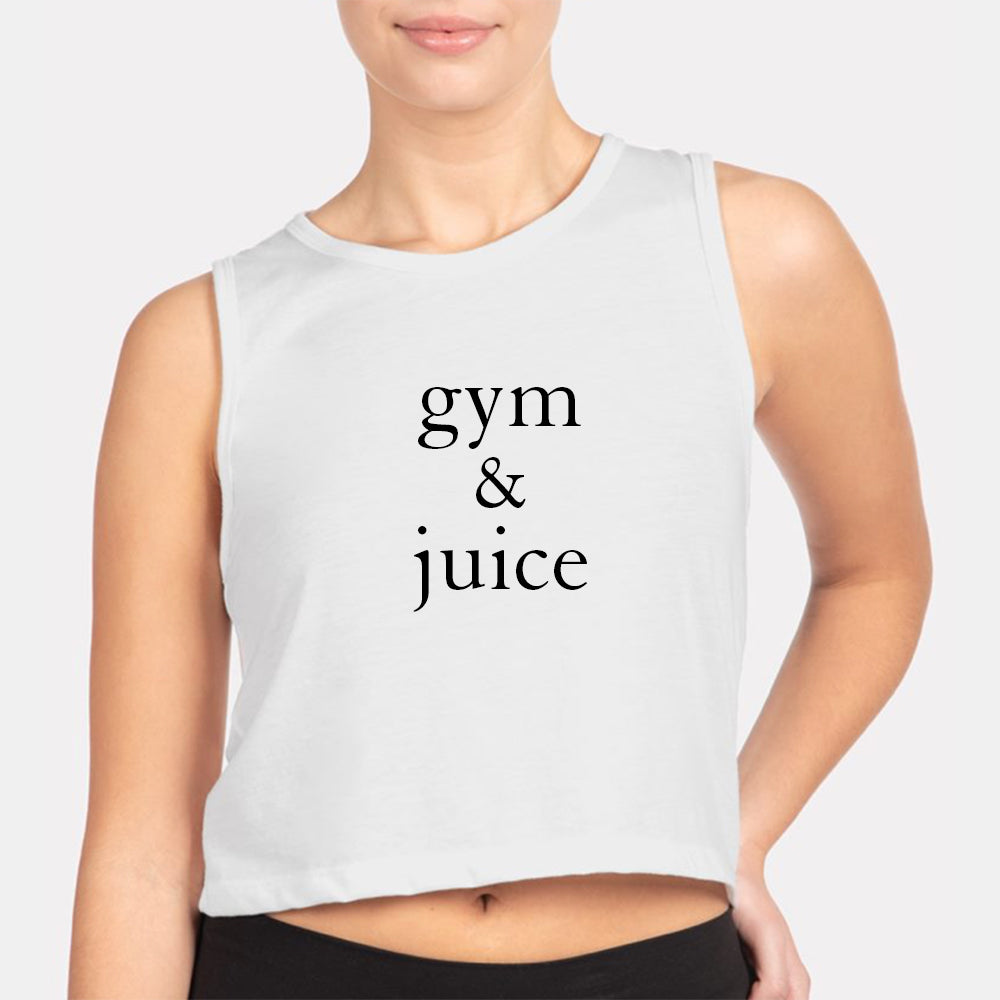 gym & juice [CROP TANK]