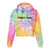 CERTIFIED HEATER [TIE DYE CROP HOODIE]