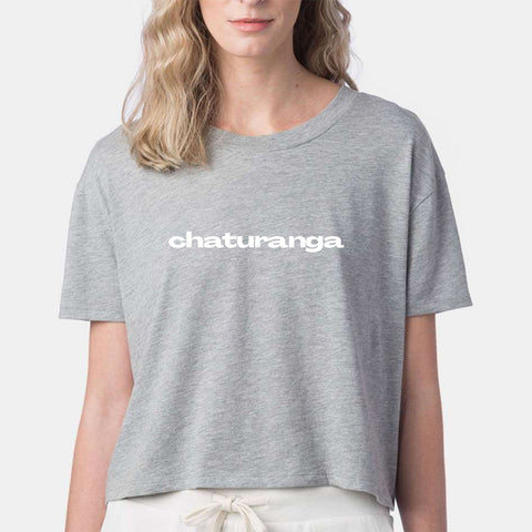 CHATURANGA [FLOWY CROP TEE]