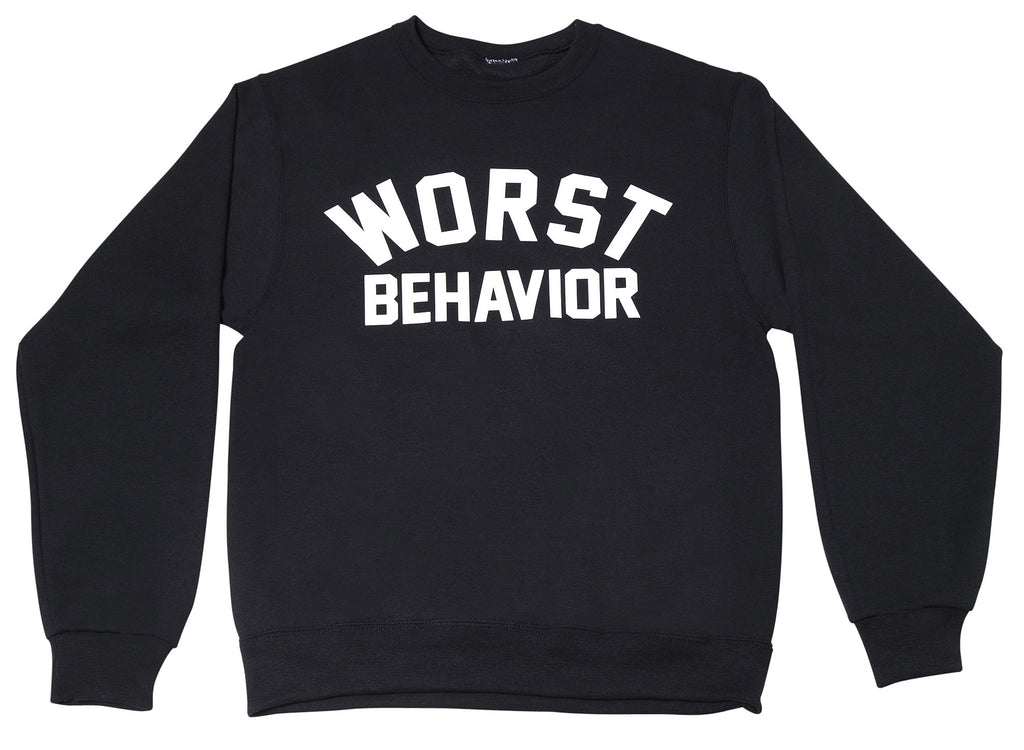 Worst behaviour top hoodie