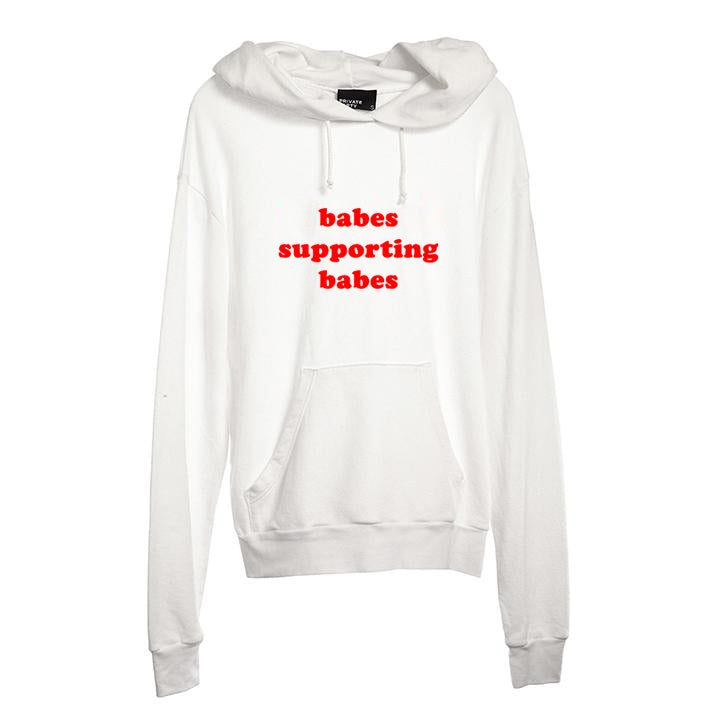 BABES SUPPORTING BABES [UNISEX HOODIE]
