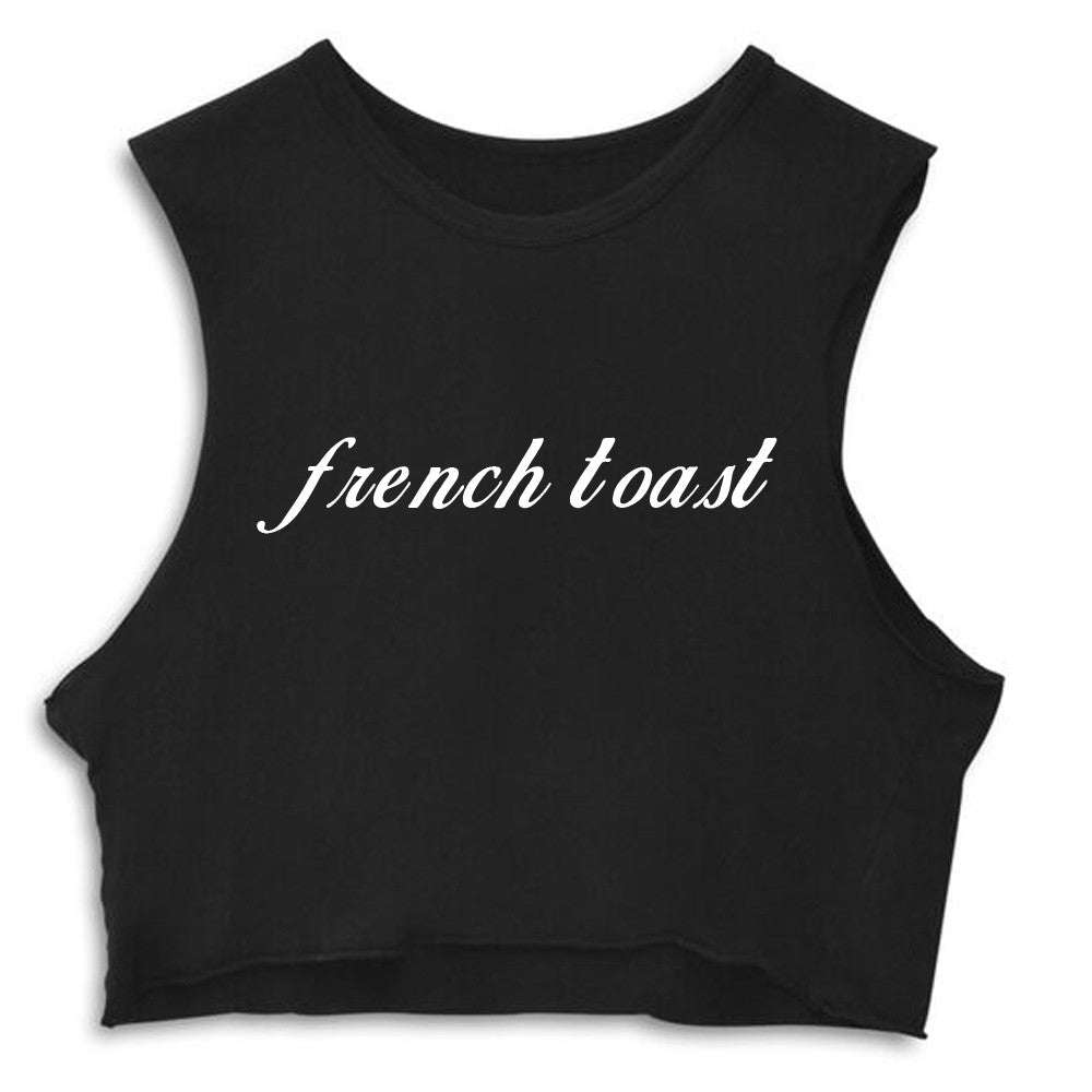 FRENCH TOAST   [CROP MUSCLE TANK]