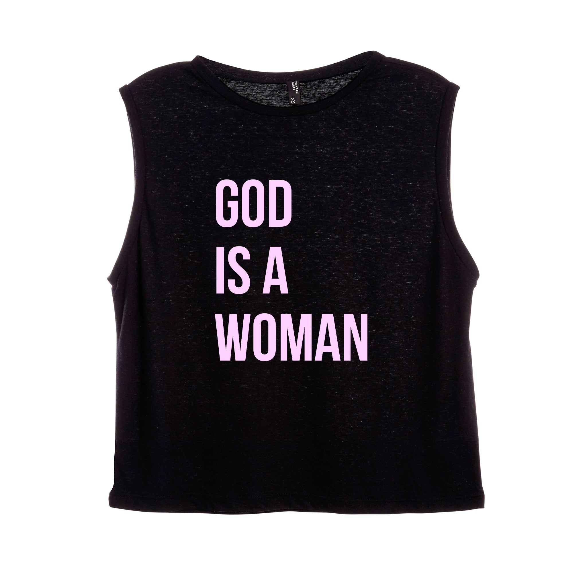 GOD IS A WOMAN [WOMEN'S MUSCLE TANK]