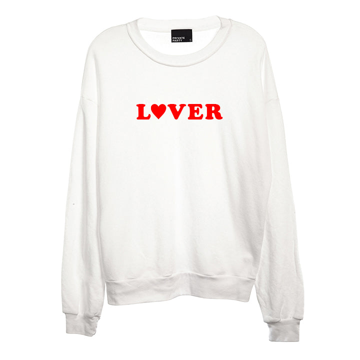 LOVER [UNISEX CREWNECK SWEATSHIRT]