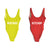 KETCHUP + MUSTARD [2 PACK DISCOUNT SWIMSUITS]