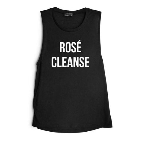 ROSÉ CLEANSE [WOMEN'S MUSCLE TANK]