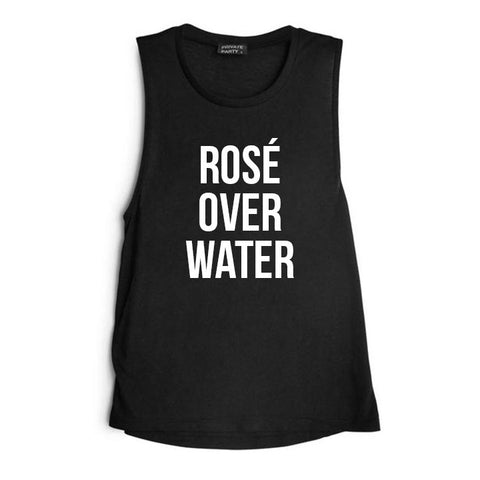 ROSÉ OVER WATER [WOMEN'S MUSCLE TANK]