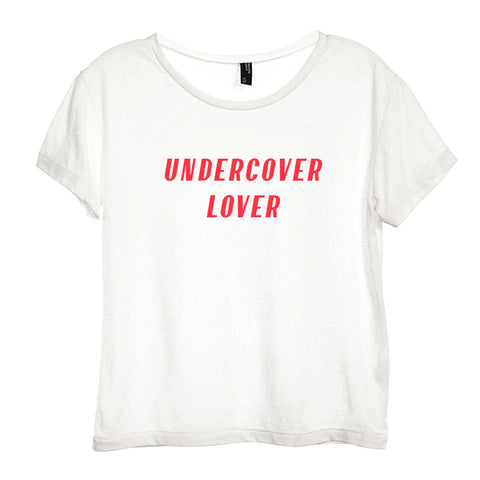 UNDERCOVER LOVER [DISTRESSED WOMEN'S 'BABY TEE']